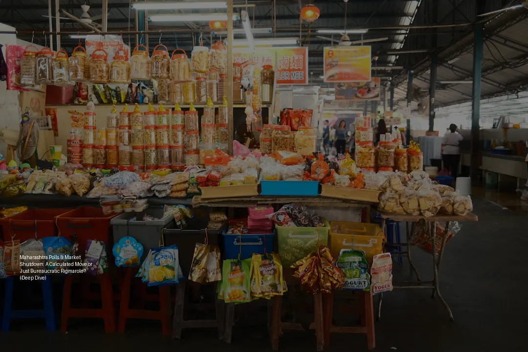 Maharashtra Polls & Market Shutdown: A Calculated Move or Just Bureaucratic Rigmarole? (Deep Dive)