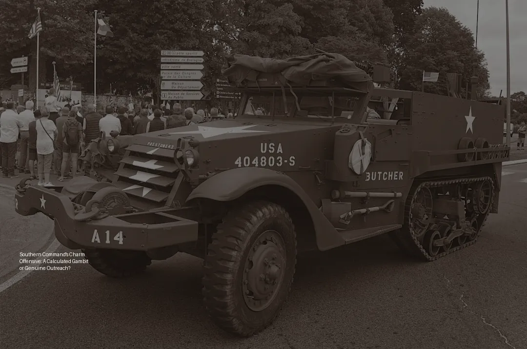 Southern Command's Charm Offensive: A Calculated Gambit or Genuine Outreach?